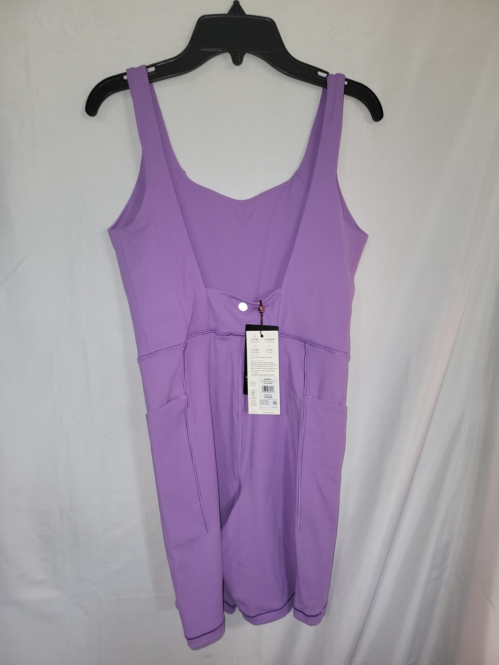 Calia Inspire Light Purple Sleeveless Romper Short Bodysuit Womens Size Small - Picture 3 of 4